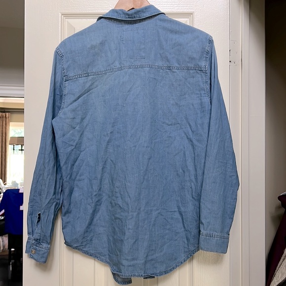 Garage Boyfriend Blue 100% Cotton Jacket Women’s M - Picture 4 of 4